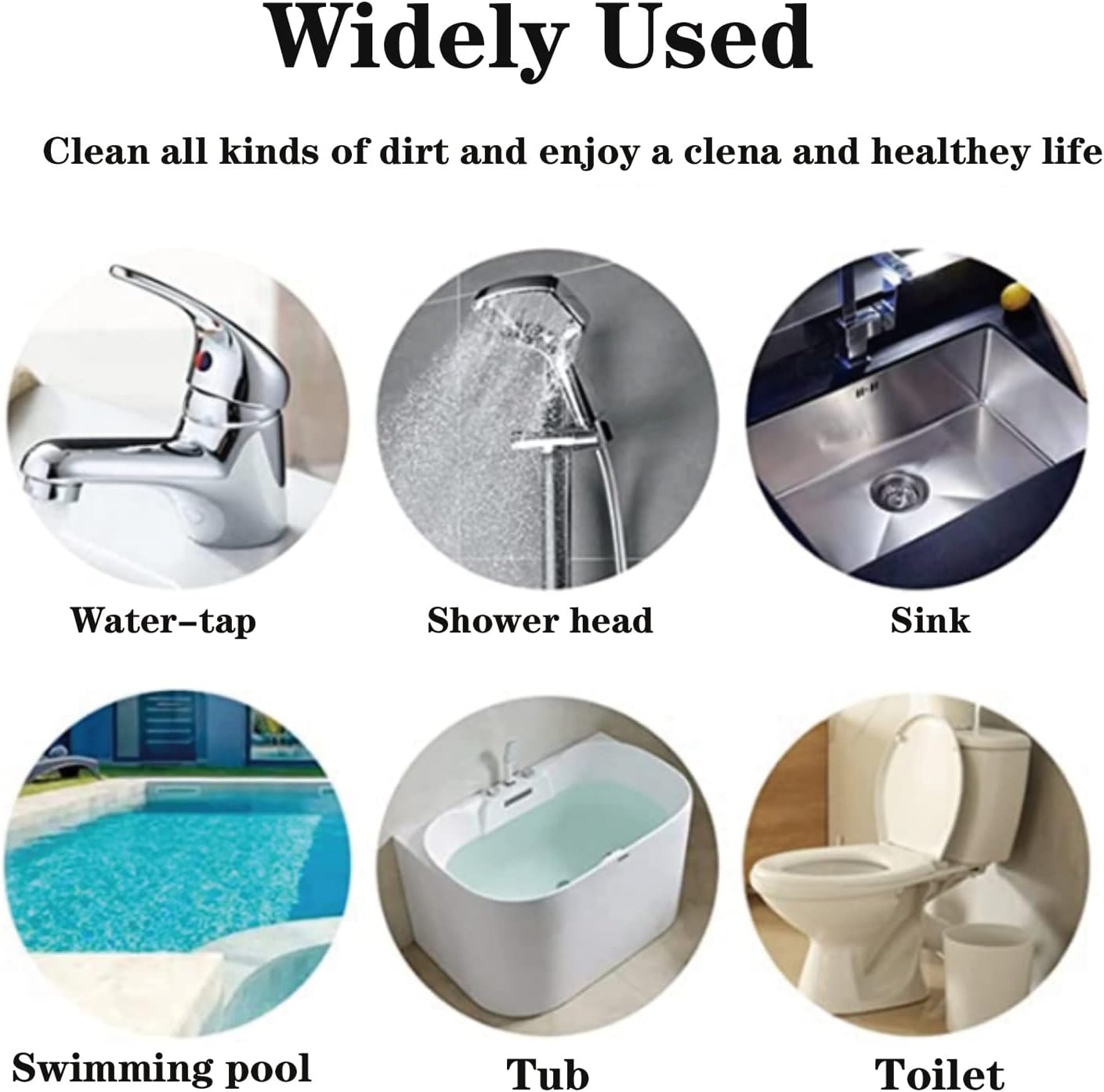 Thumbnail 2 de YINGMORE Pumice Stone Toilet Bowl Cleaner with Long Handle and 8 Refills