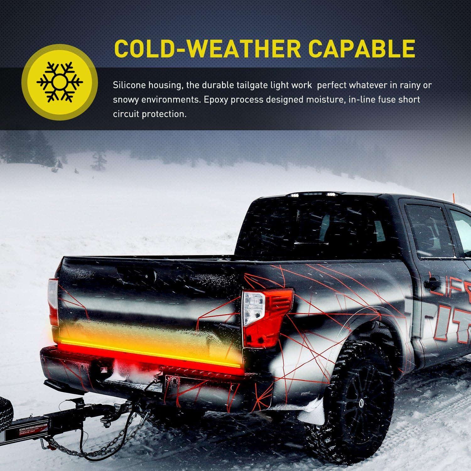 Thumbnail 4 de Nilight TR-04 60" Triple Row Tailgate Bar
