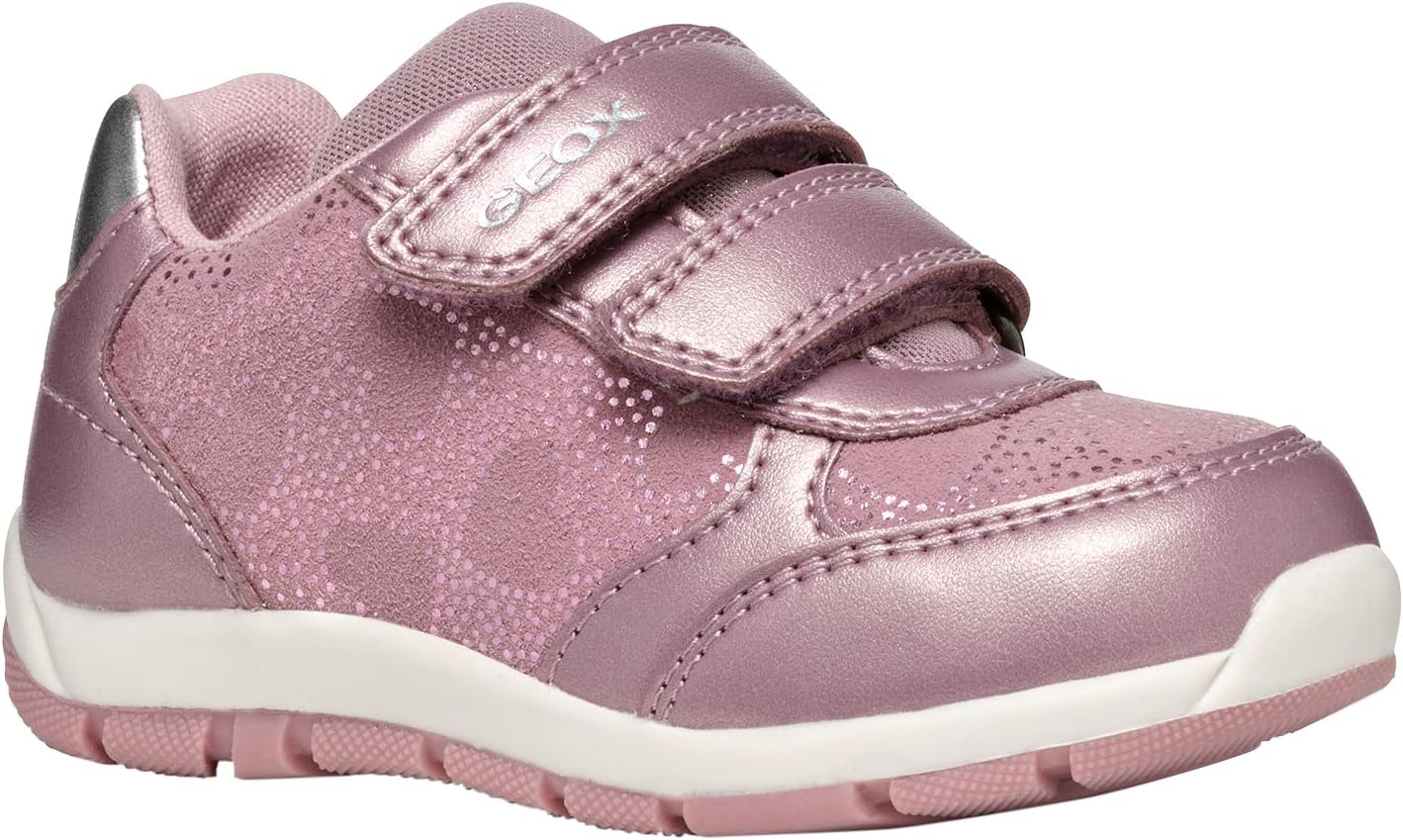 Detalle de Geox B Heira Girl A BasketBébé Fille : tendance et simplicité pour les premières baskets