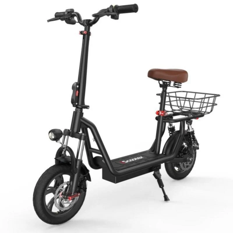 Detalle de iScooter i12 500W autonomía 35 km, doble suspensión 🛴