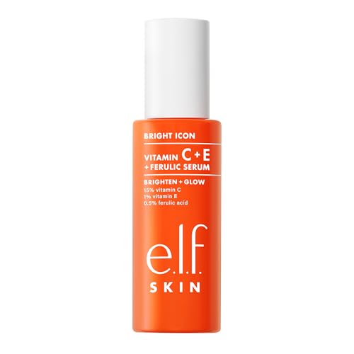 Detalle 2 de e.l.f. SKIN Bright Icon Vitamin C + E + Ferulic Face Serum: Brightening, Soothing, and Lightweight