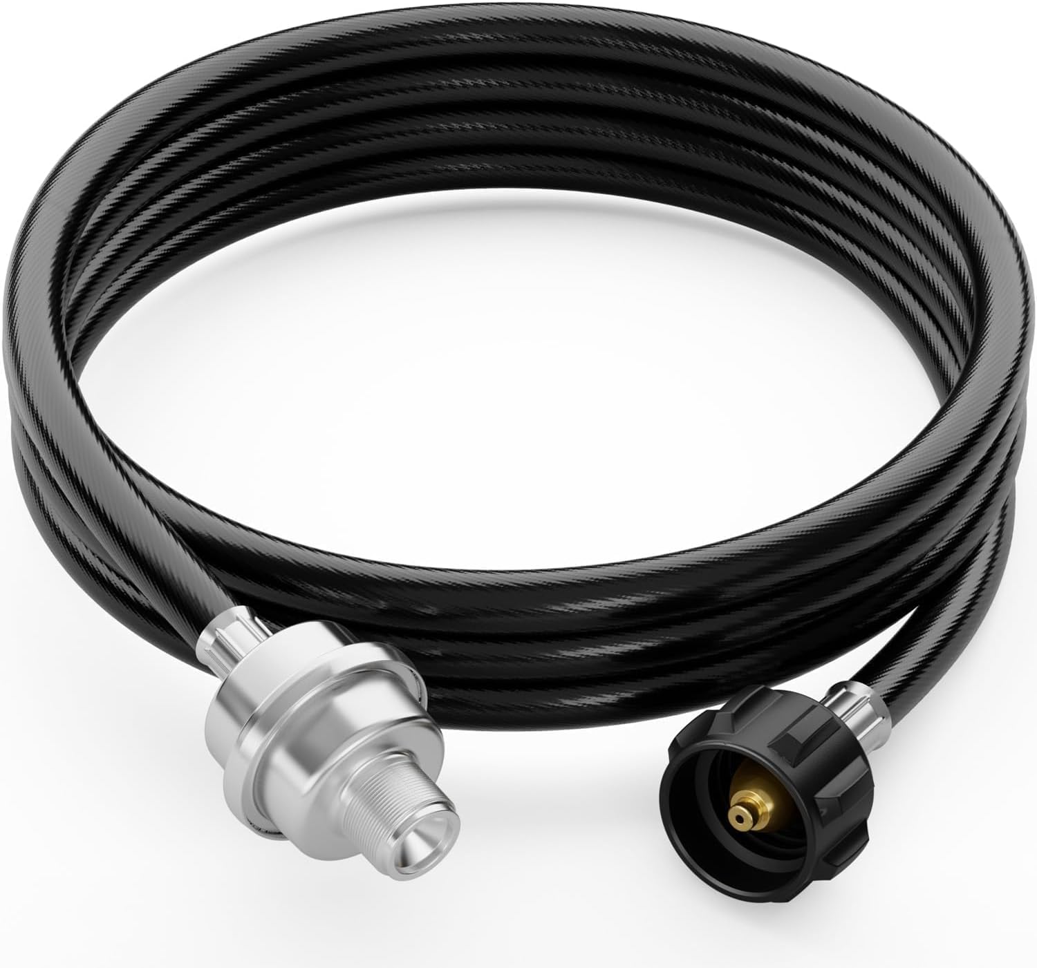 Detalle de CALPOSE FF12 Propane Hose with Fuel Filter, 12 ft, QCC1/Type 1