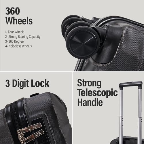 Thumbnail 4 de ATX Luggage 21-Inch Cabin Suitcase: Super Lightweight, Approved by 100+ Airlines