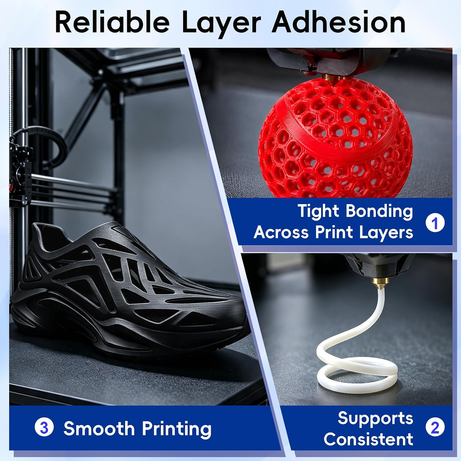 Detalle de UGUESS TPU 3D Printer Filament 1.75mm